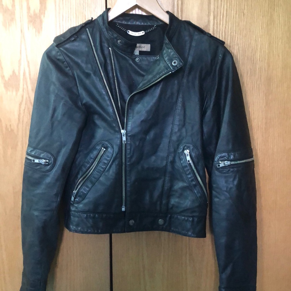 Leather jacket